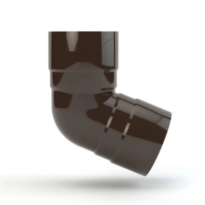 GAMRAT PCV Kolano dwukielichowe 67,5°- 110mm - BRĄZ